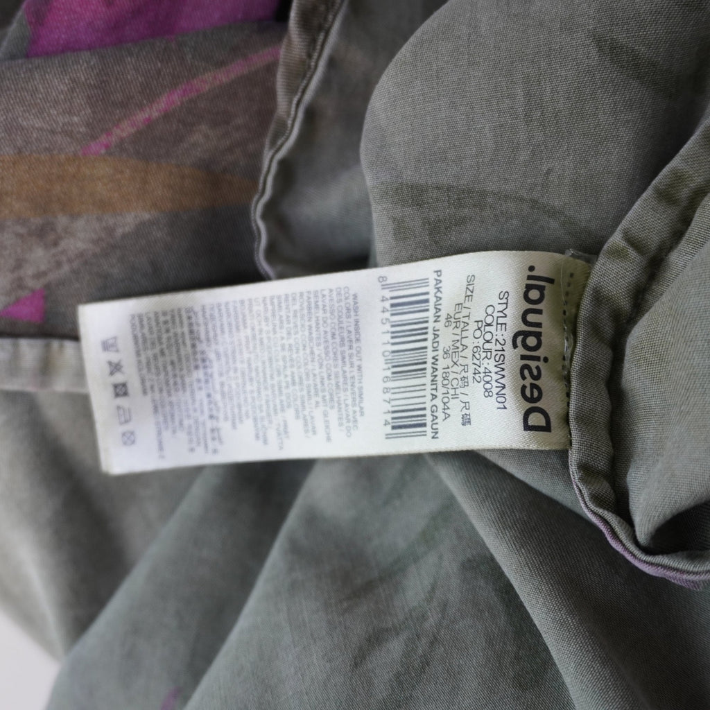 Vestido Desigual para Mujer Usado - Verde, XXXL