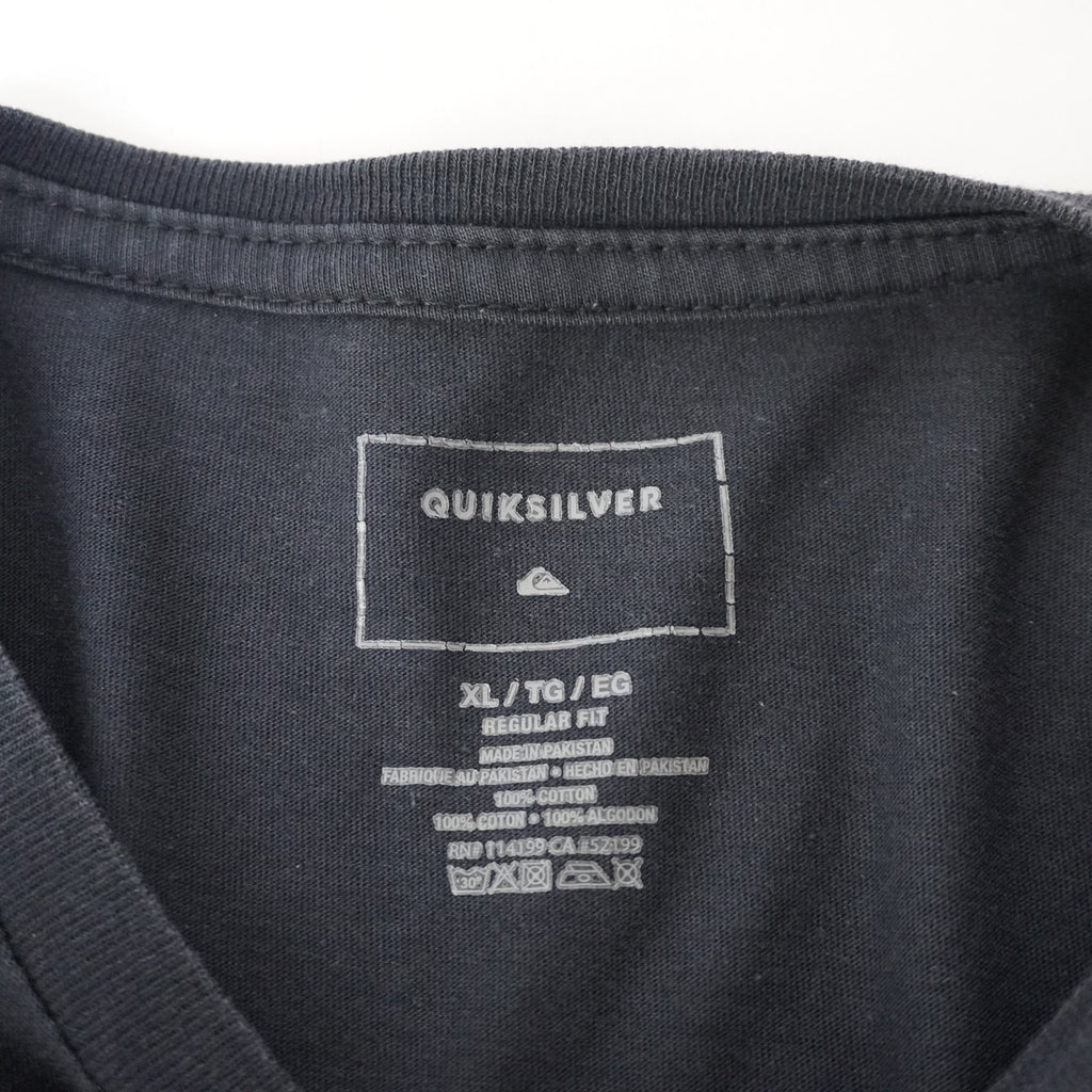 Camiseta Quiksilver para Hombre Usada - Negra, XL