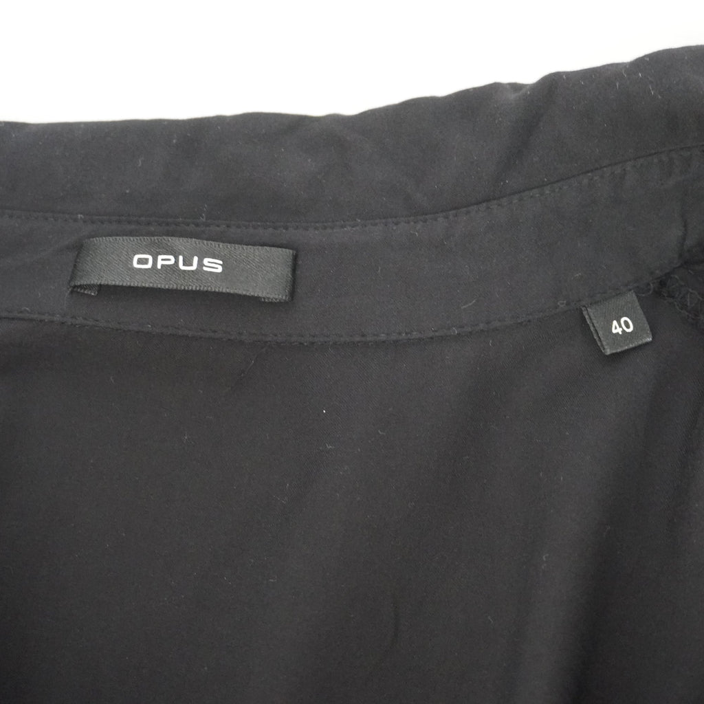 Camisa Henley Opus para Mujer Usada - Negra, Grande (L)
