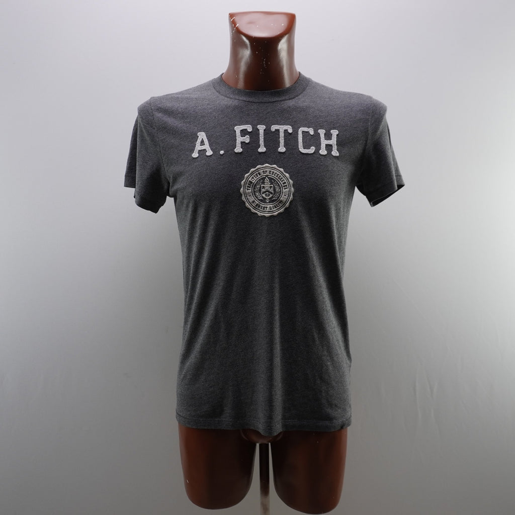 Camiseta de Manga Corta Abercrombie & Fitch para Hombre Usada - Gris, S