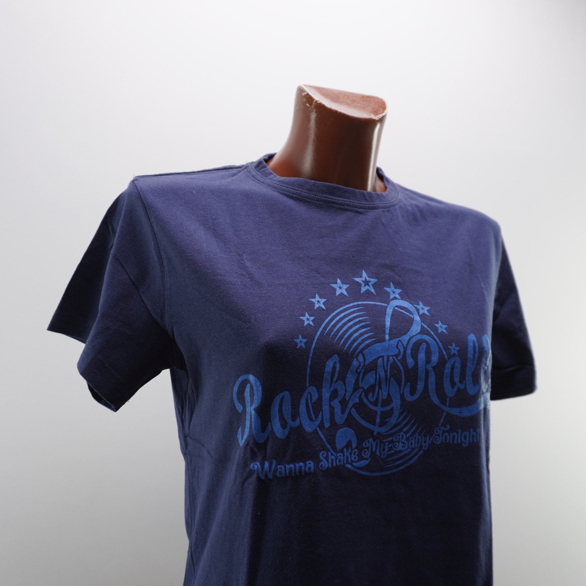 Camiseta Zara para Mujer Usada - Azul Marino, M