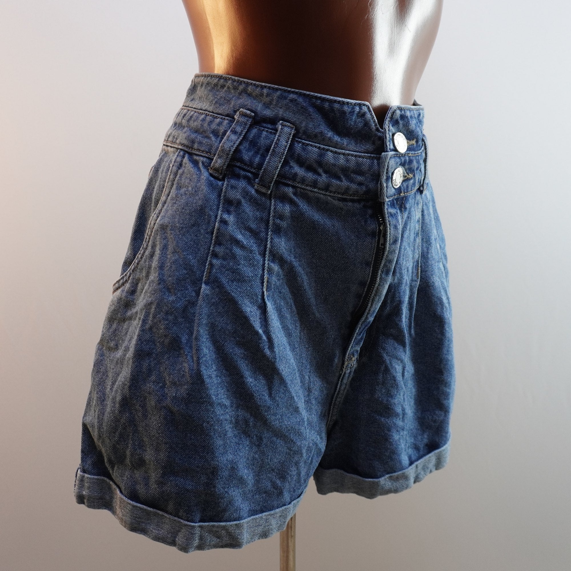 Pantalones Cortos Vaqueros Denim.Co para Mujer Usados - Azul, XXL