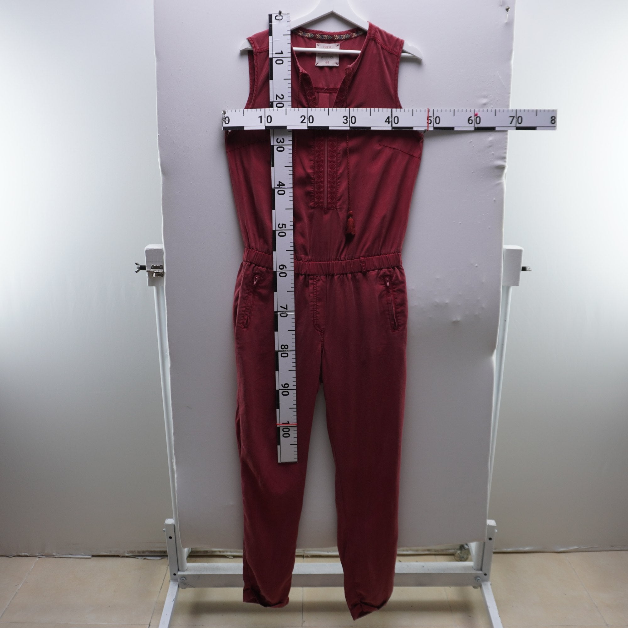 Mono Cecil para Mujer Usado en Muy Buen Estado - Rojo, XS