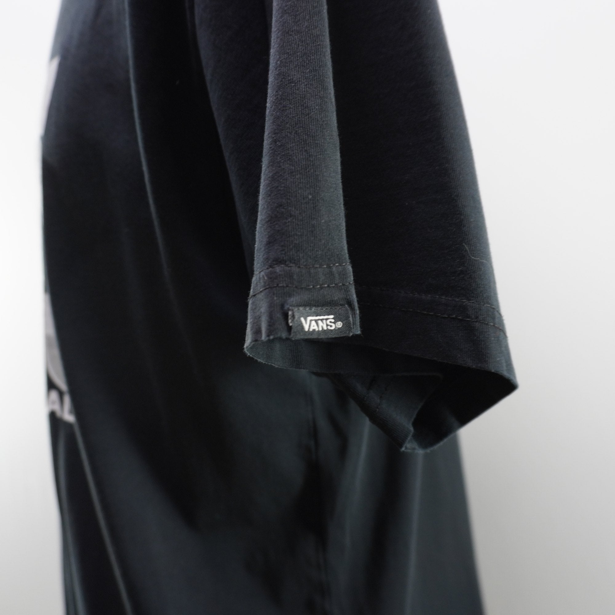 Camiseta Vans para Hombre Usada - Negra, XL