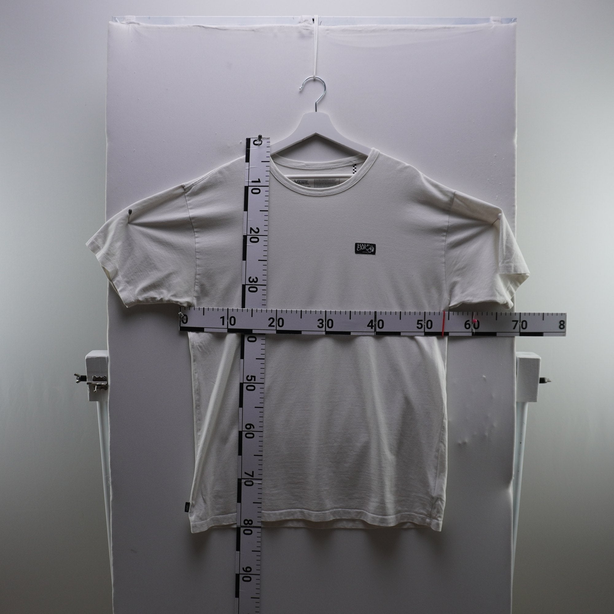 Camiseta de Manga Corta Vans para Hombre Usada - Blanca, L