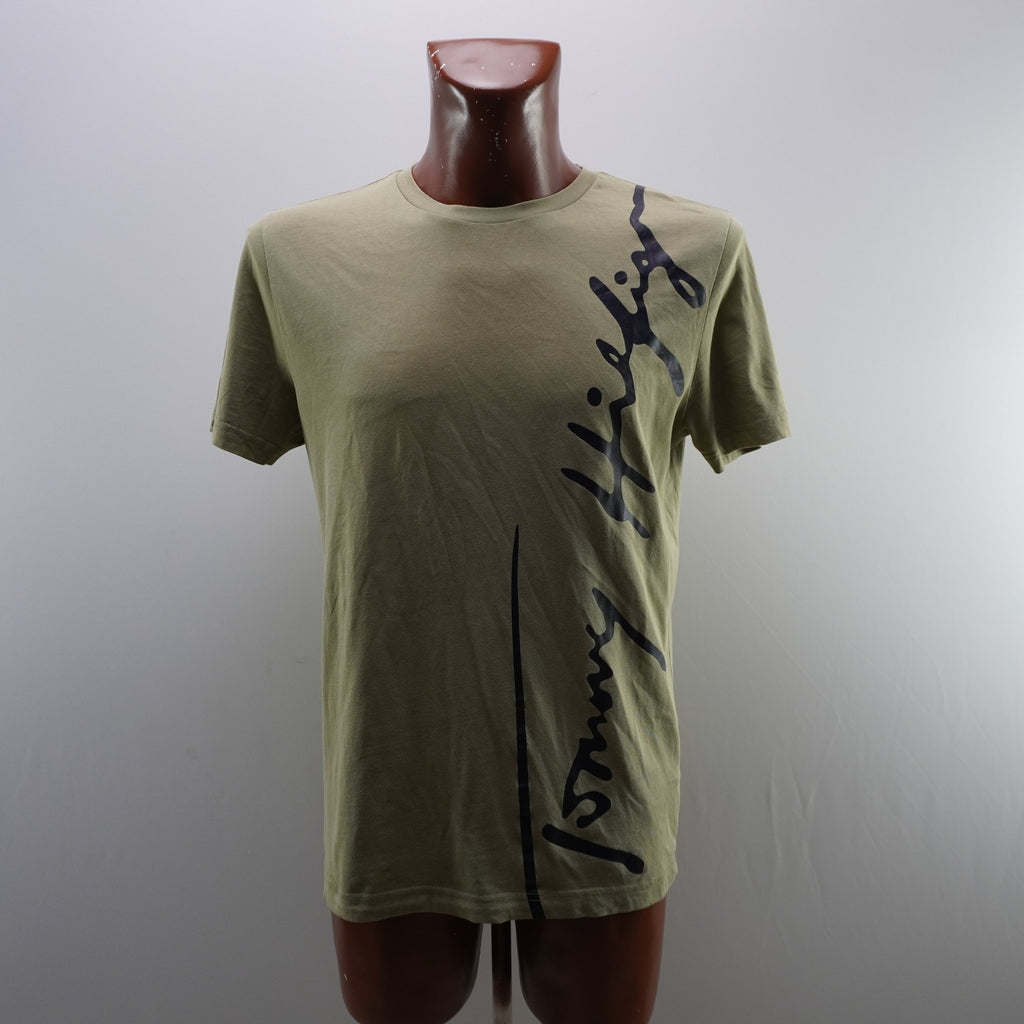 Camiseta de Manga Corta Tommy Hilfiger para Hombre Usada - Verde, L