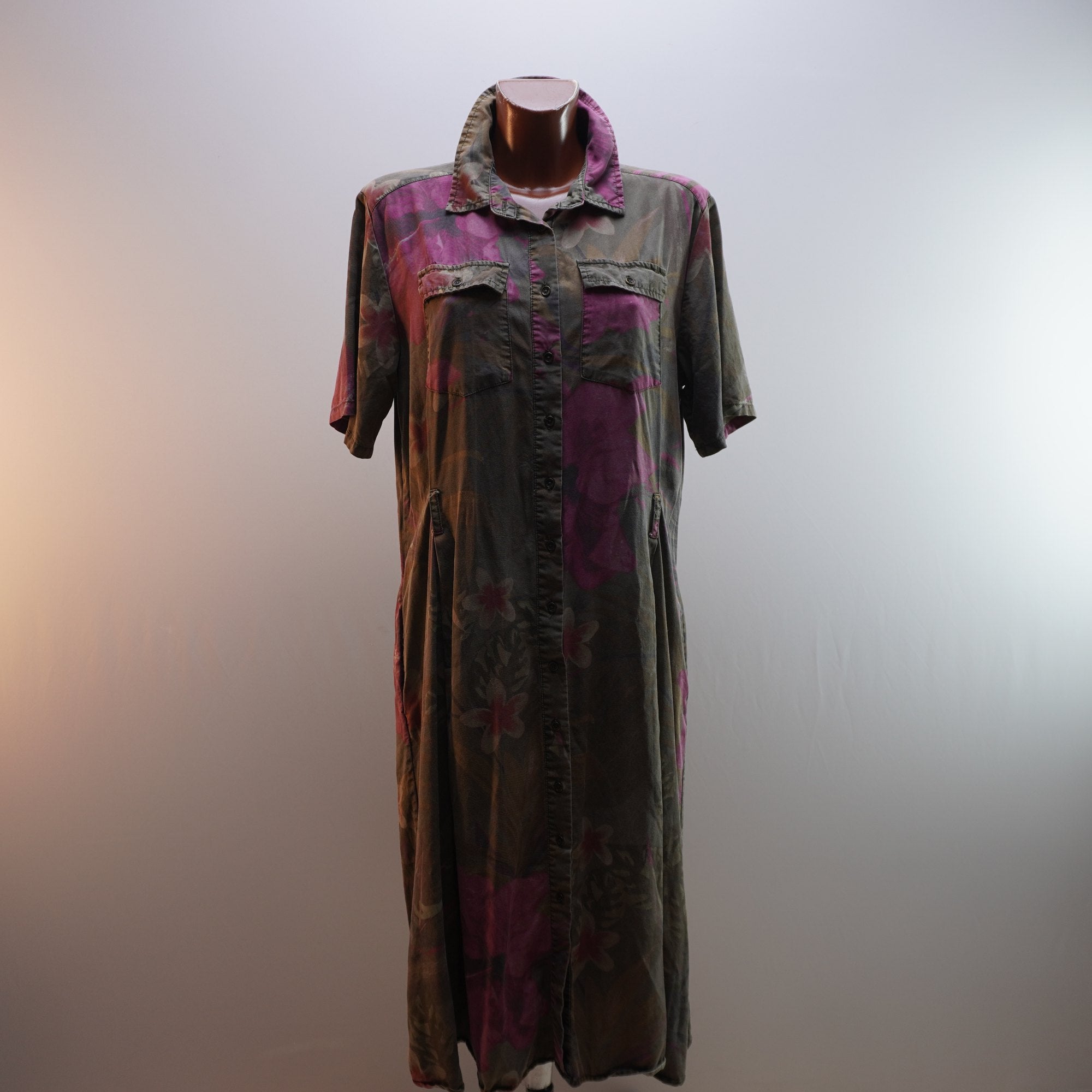 Vestido Desigual para Mujer Usado - Verde, XXXL