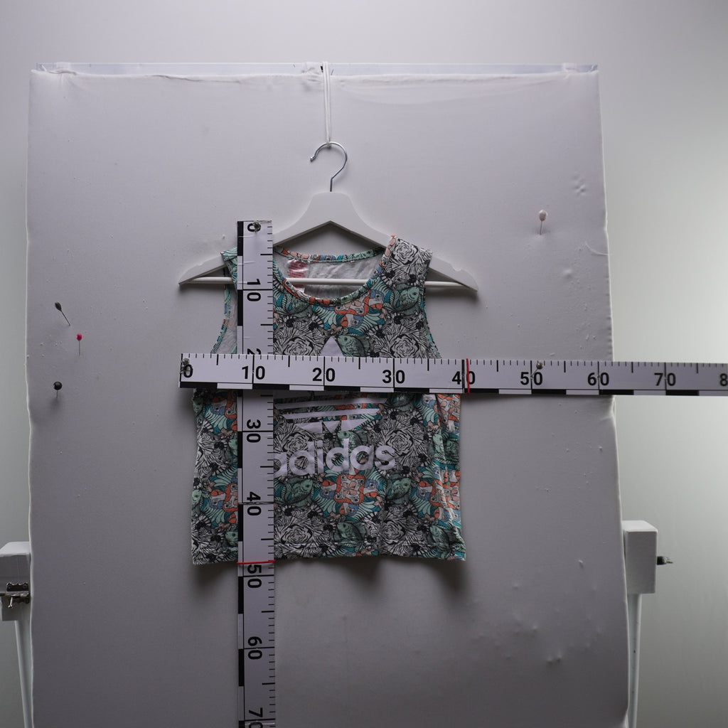 Camiseta de Manga Corta Adidas para Mujer - Multicolor, S (Usada en Muy Buen Estado)