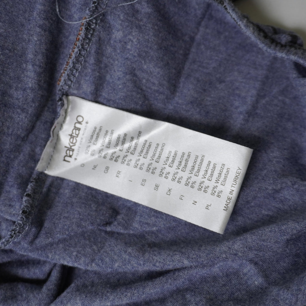 Camiseta Naketano para Mujer Usada - Gris, M