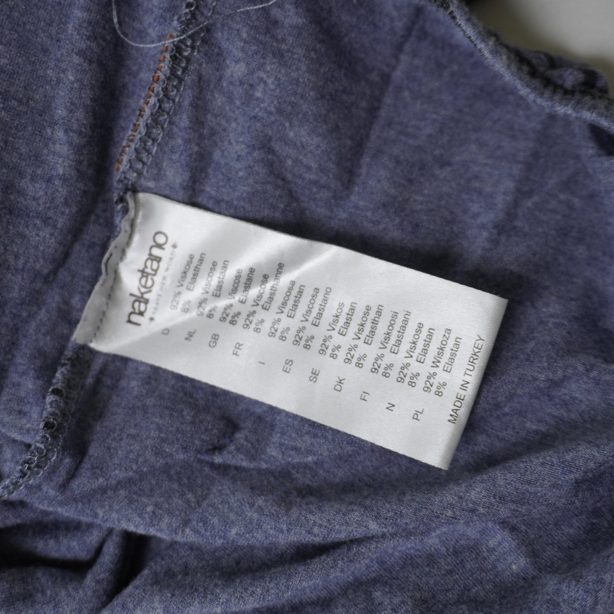 Camiseta Naketano para Mujer Usada - Gris, M