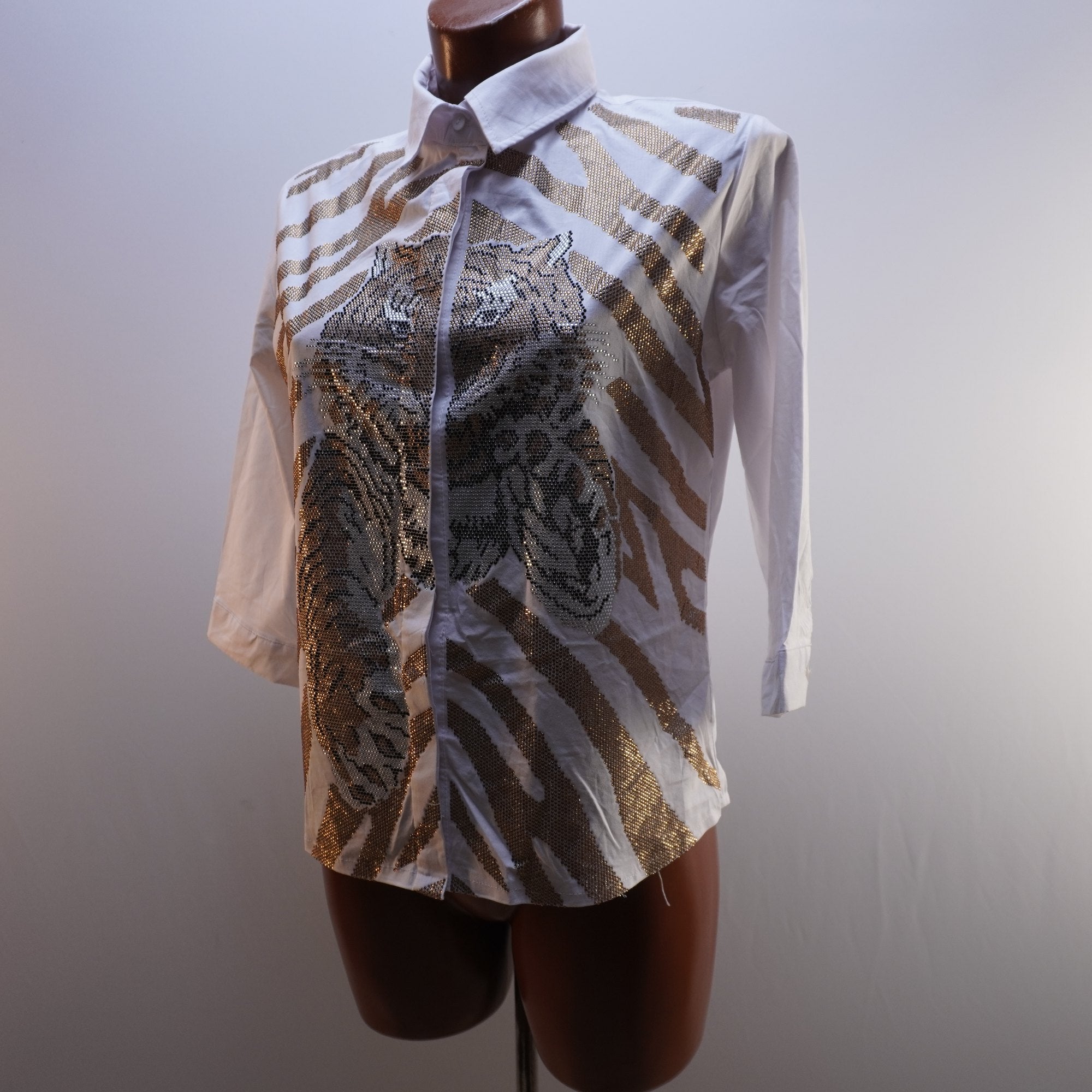 Camisa de Vestir Fashion Queen para Mujer Usada - Blanca, L