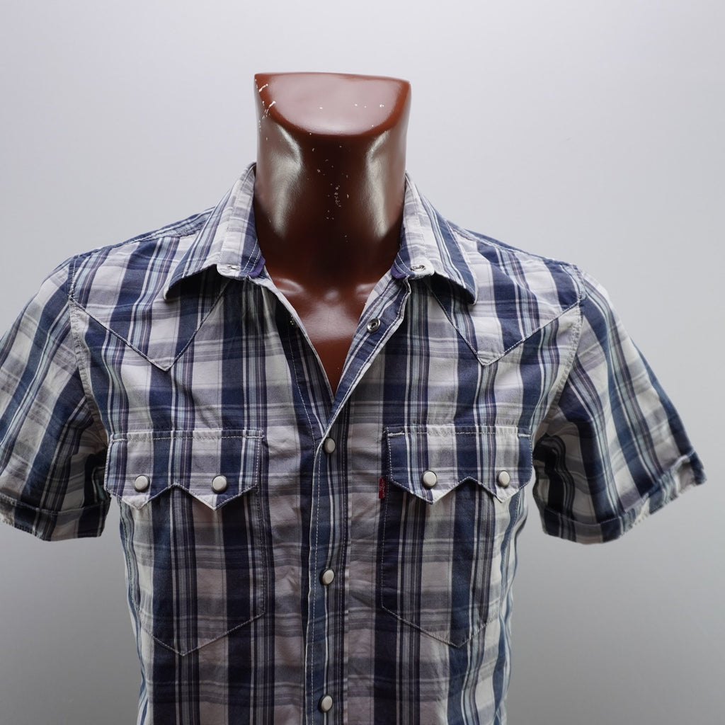 Camisa Levi's para Hombre Usada - Azul Marino, L