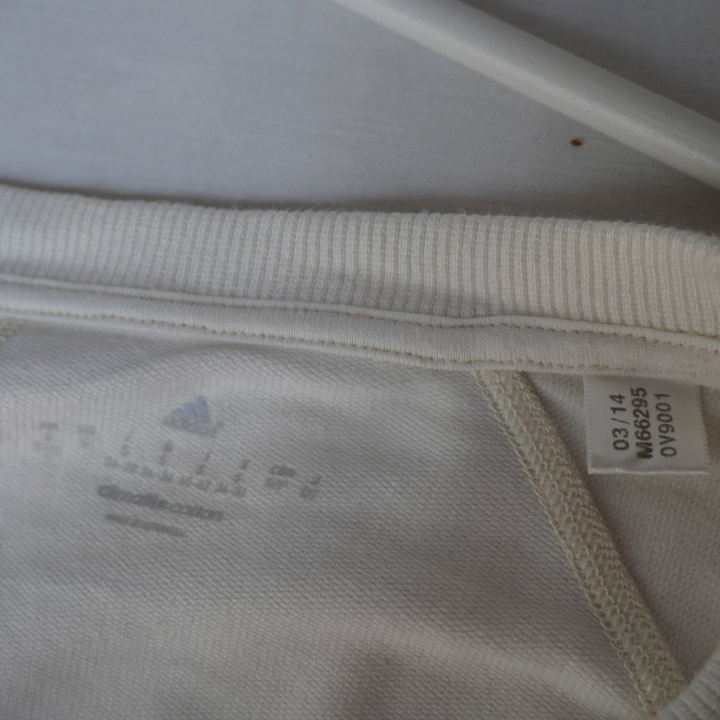 Sudadera con Capucha Adidas para Mujer Usada - Blanca, S