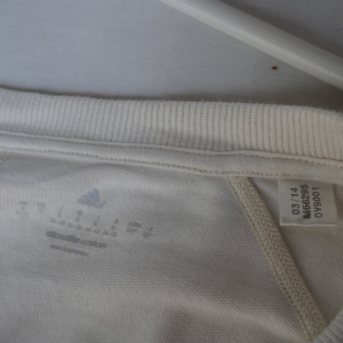 Sudadera con Capucha Adidas para Mujer Usada - Blanca, S
