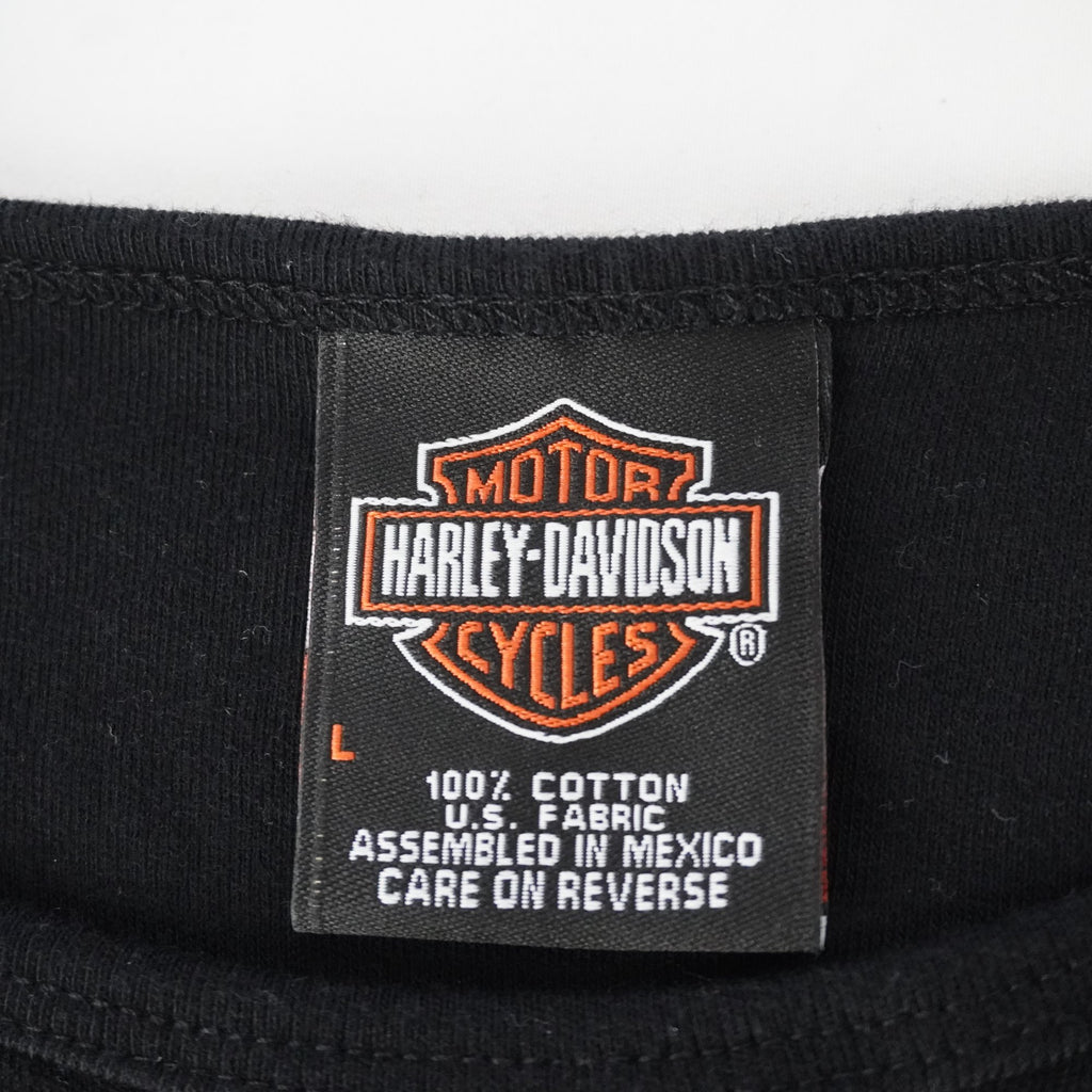Camiseta Harley Davidson para Mujer Usada - Negra, L