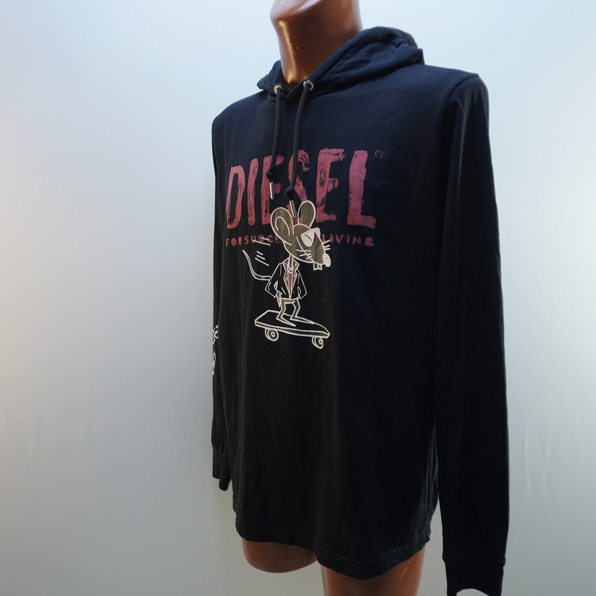 Sudadera con Capucha Diesel para Hombre Usada - Negra, L
