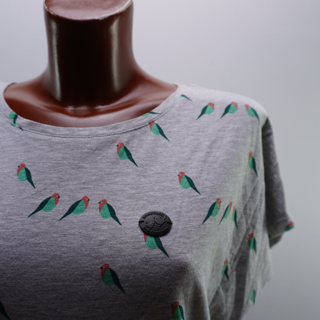 Camiseta Naketano para Mujer Usada - Gris, S