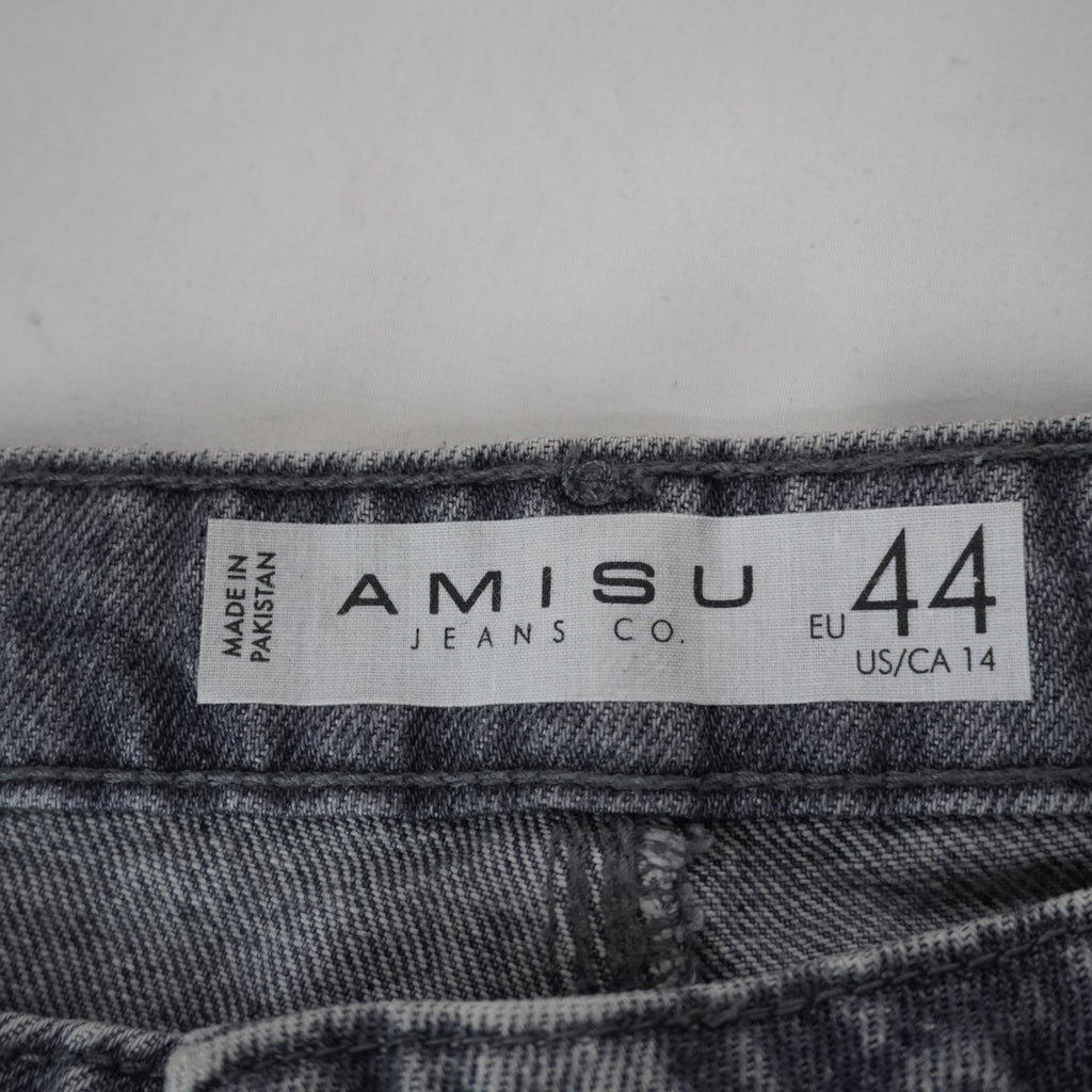 Pantalones Cortos Vaqueros Amisu para Mujer Usados - Gris, XXL