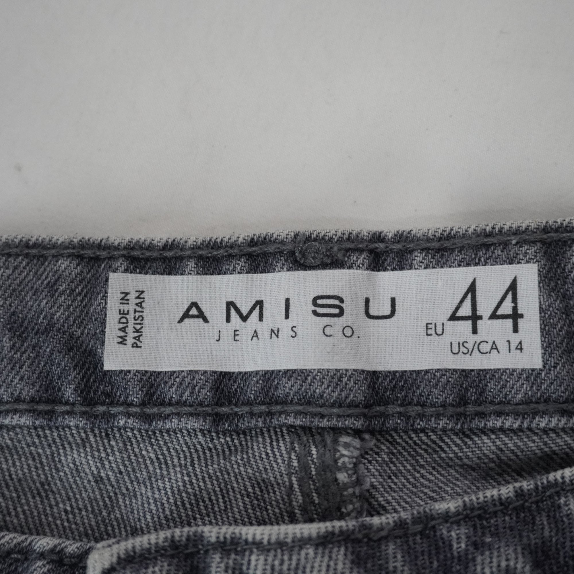 Pantalones Cortos Vaqueros Amisu para Mujer Usados - Gris, XXL