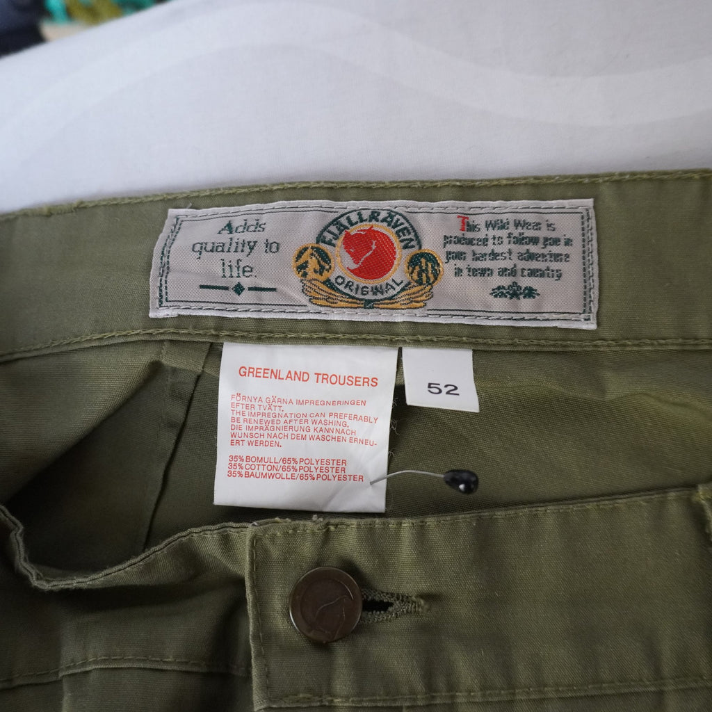 Pantalones tipo Cargo Fjallraven para Hombre Usados - Verde, XL