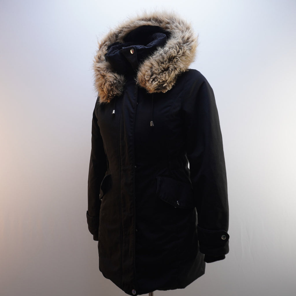 Parka Zara para Mujer Usada - Negra, XS