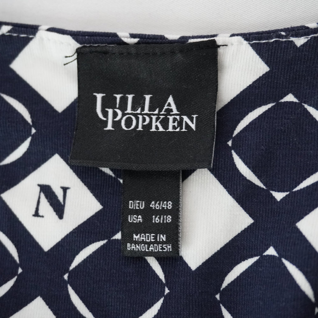 Camiseta Ulla Popken para Mujer Usada - Azul Marino, XXXL