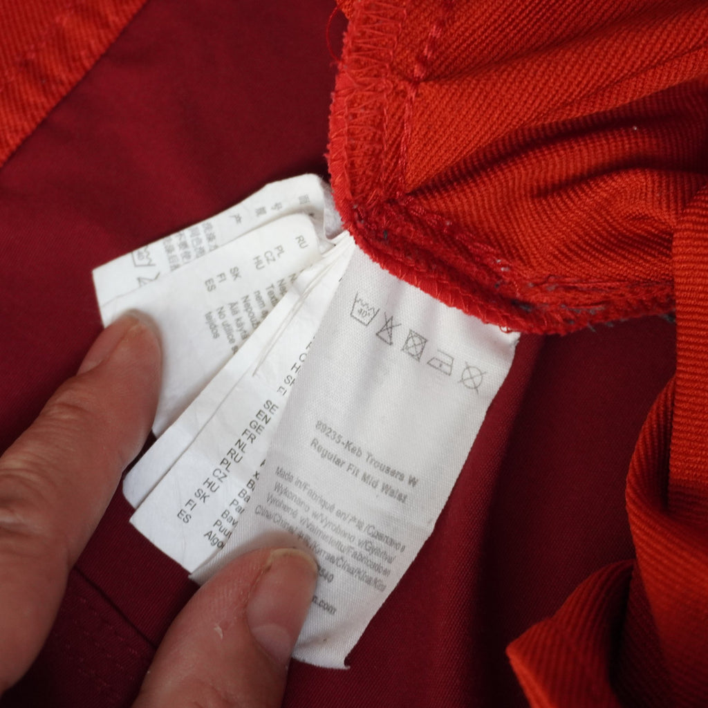Pantalones tipo Cargo Fjallraven para Mujer Usados - Rojos, L