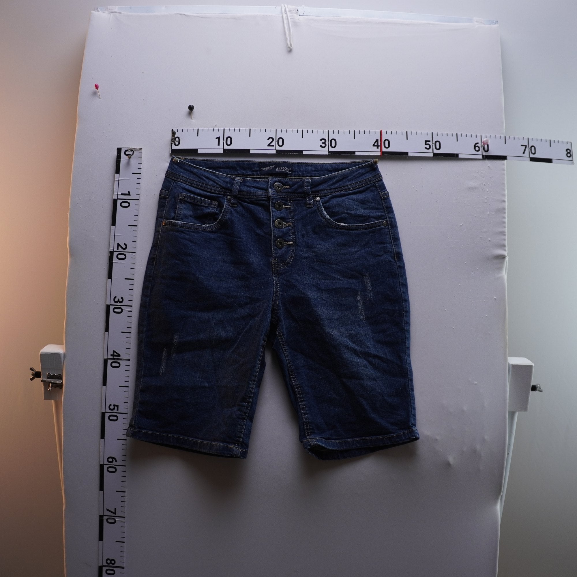 Pantalones Cortos Vaqueros Arizona para Mujer Usados - Azul, XL