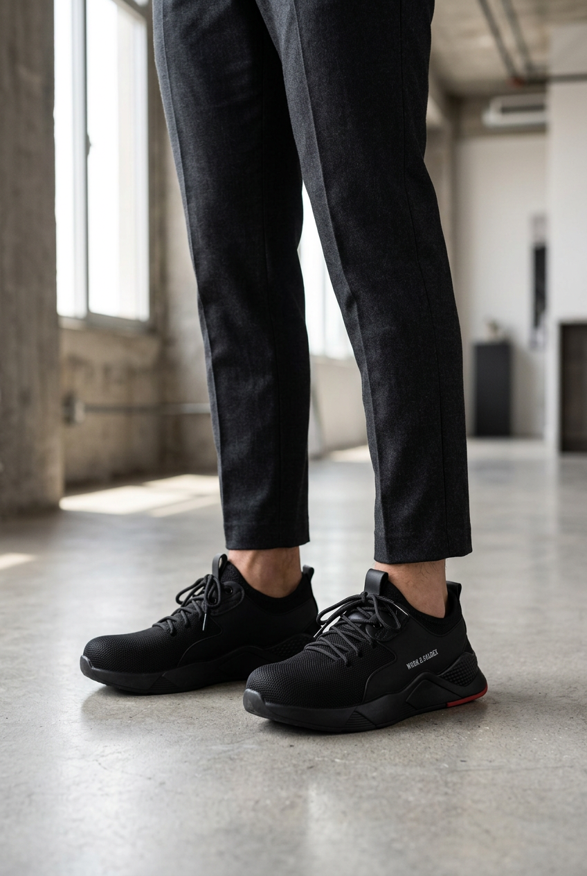 Zapatillas Suadex para Mujer Usadas - Negro, Talla 38
