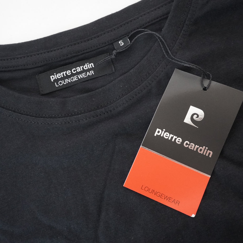 Camiseta Deportiva Pierre Cardin para Hombre Usada - Negra, S