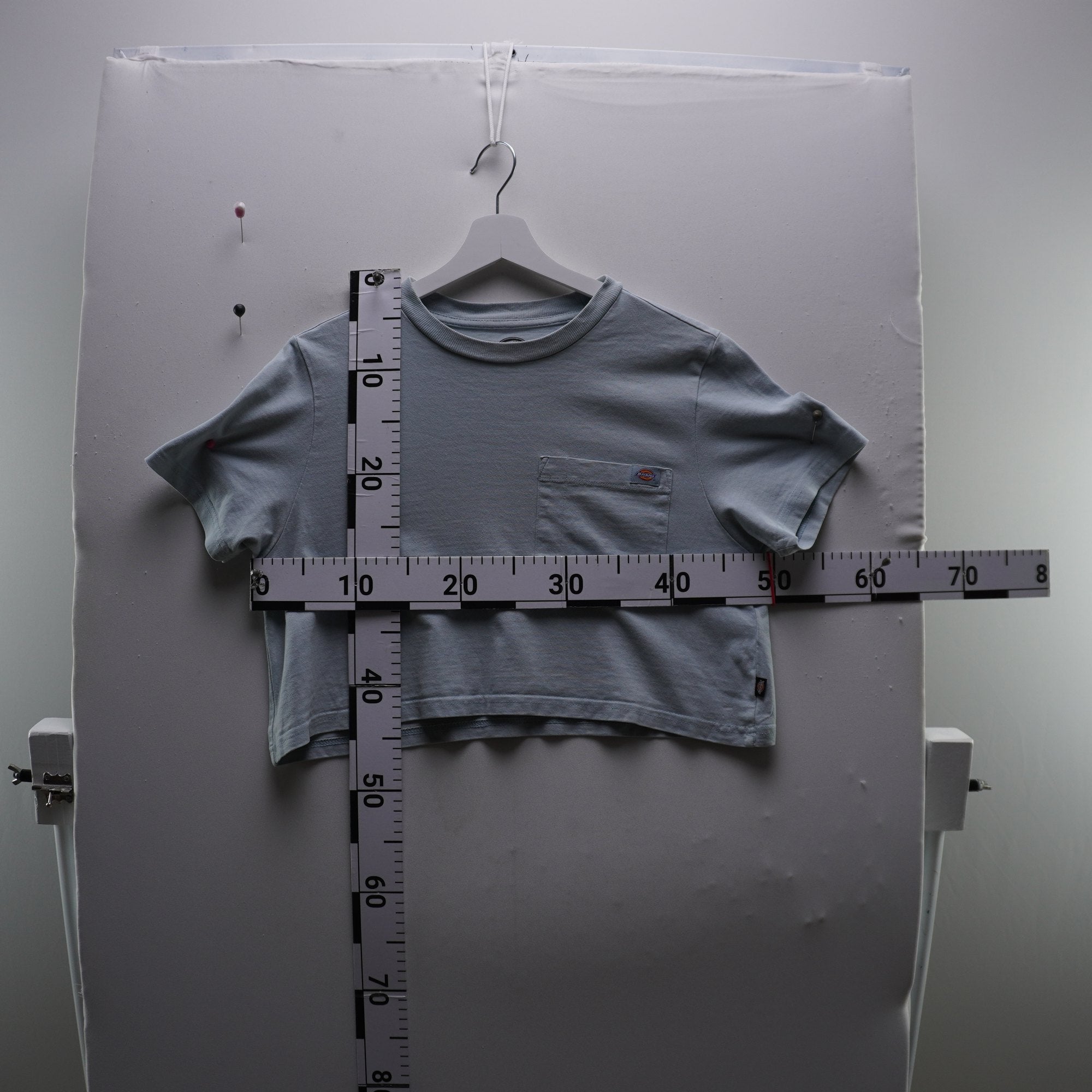 Camiseta de Manga Corta Dickies para Mujer Usada - Azul, S