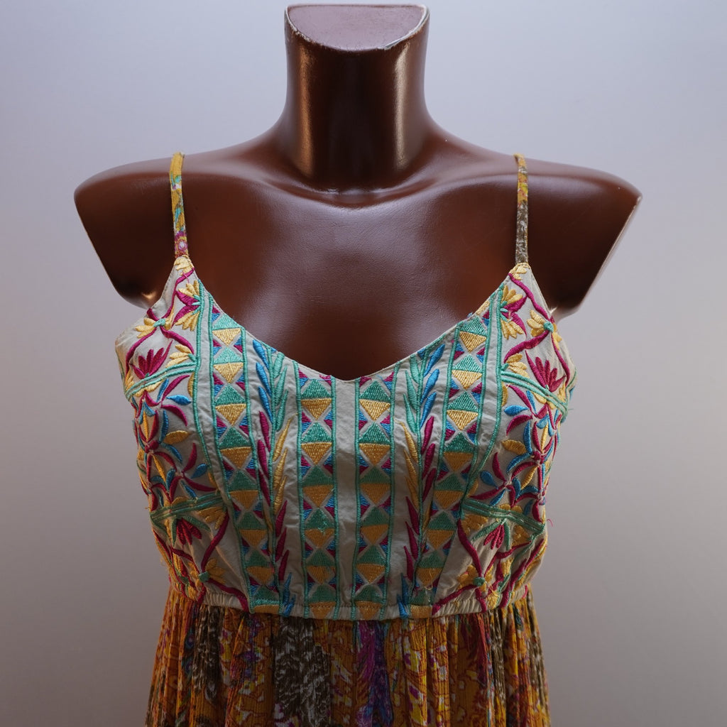 Vestido Raga para Mujer Usado - Multicolor, Pequeño (S)