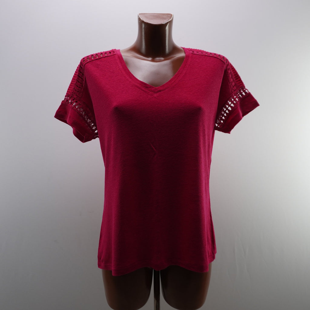 Camiseta de Manga Corta Oysho para Mujer Usada - Roja, M
