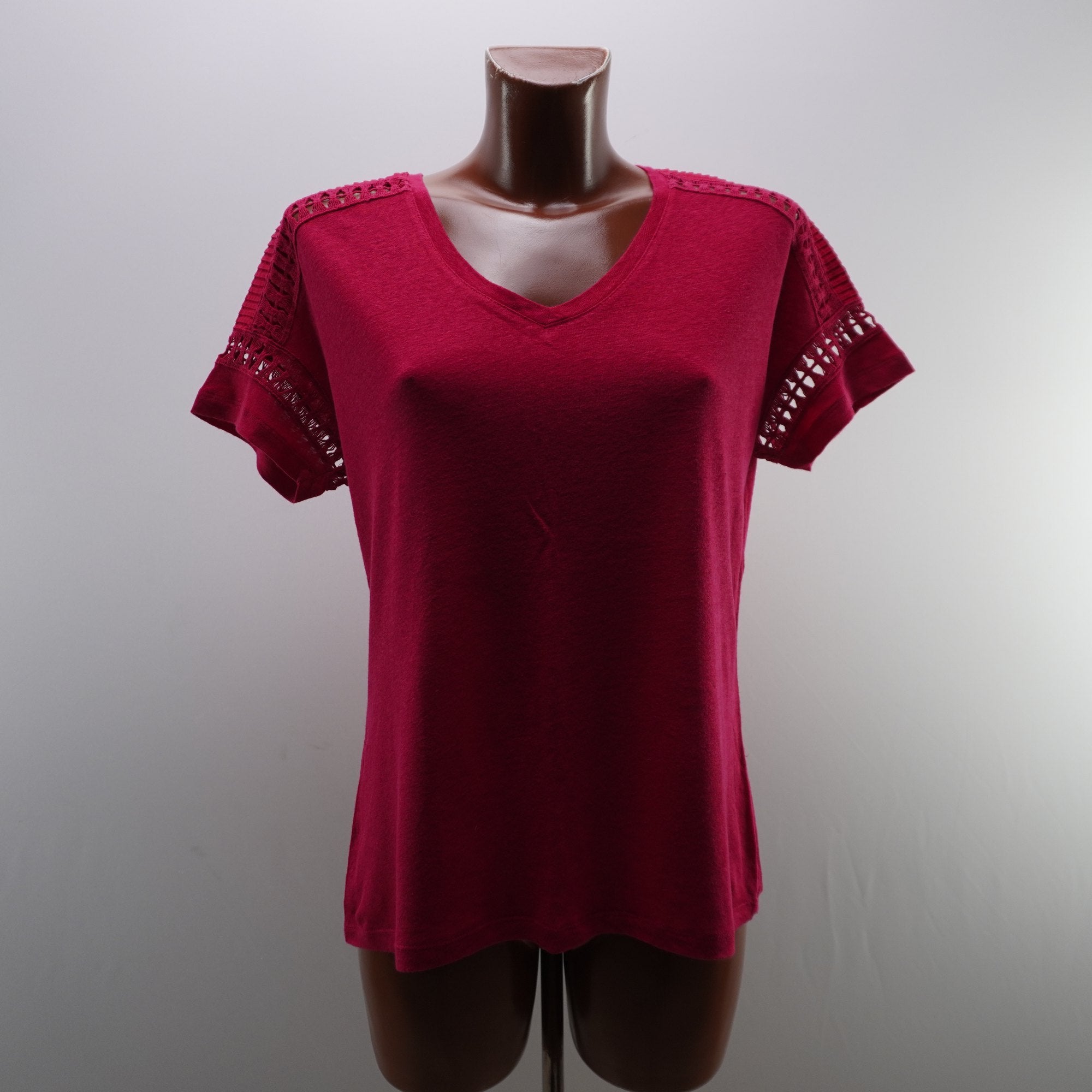 Camiseta de Manga Corta Oysho para Mujer Usada - Roja, M