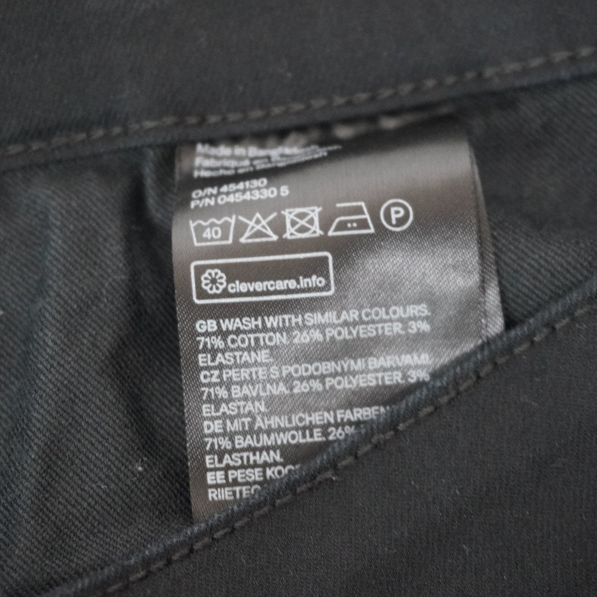 Pantalones Cortos Vaqueros H&M para Mujer Usados - Negro, 4XL