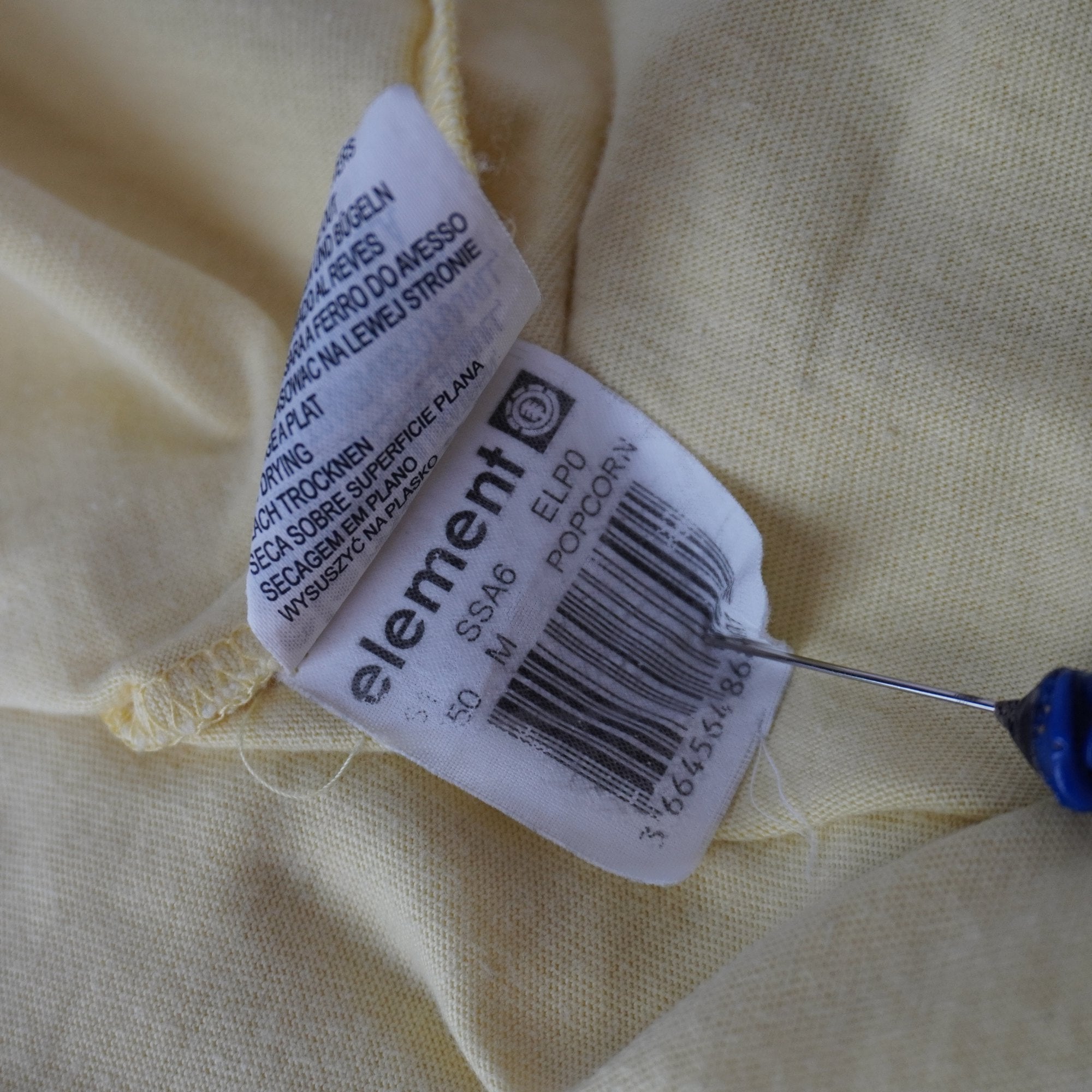 Camiseta Element para Hombre Usada - Amarillo, M