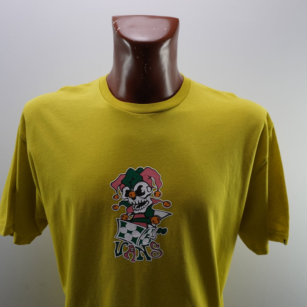 Camiseta de Manga Corta Vans para Hombre Usada - Amarillo, L