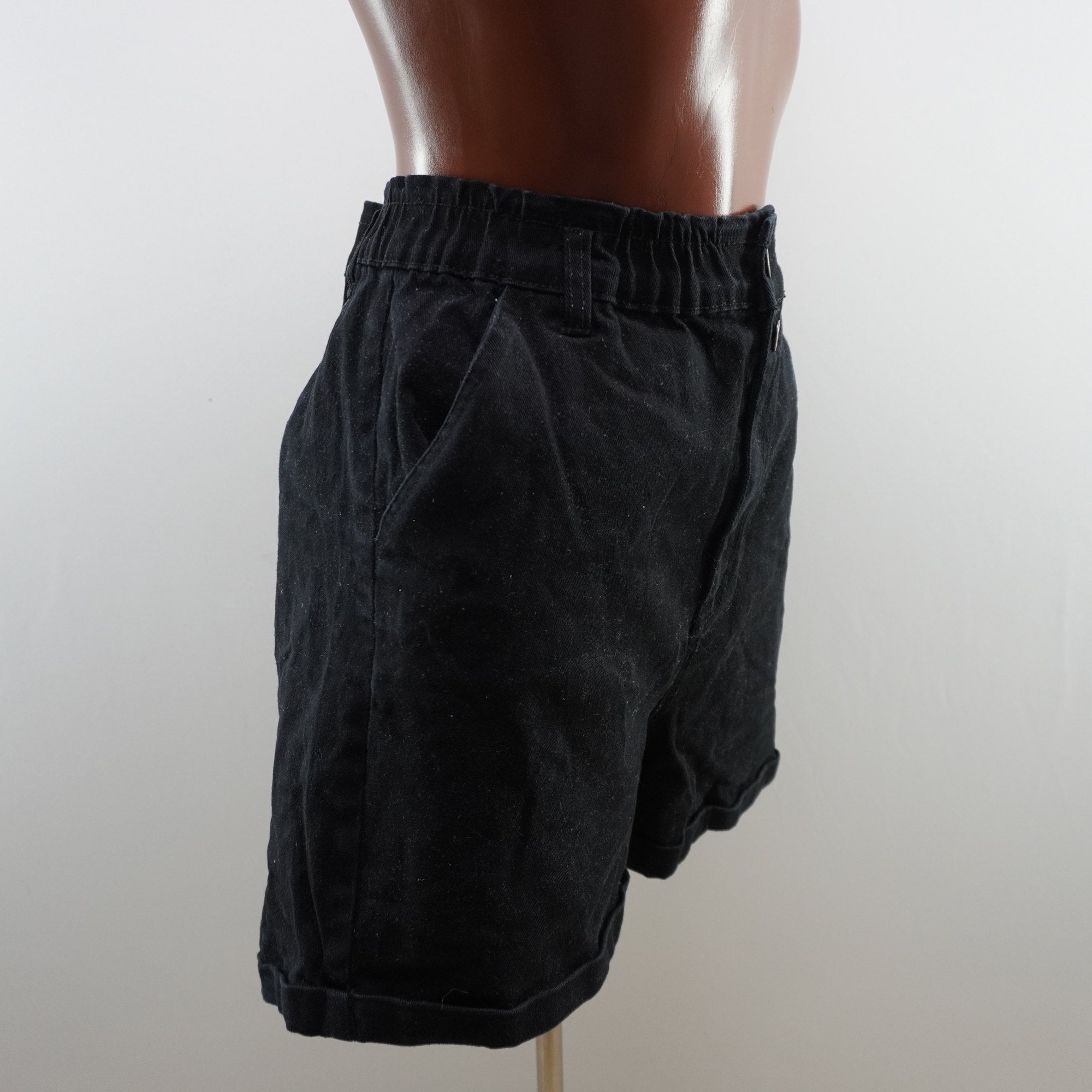 Pantalones Cortos Vaqueros Page One para Mujer Usados - Negros, XL