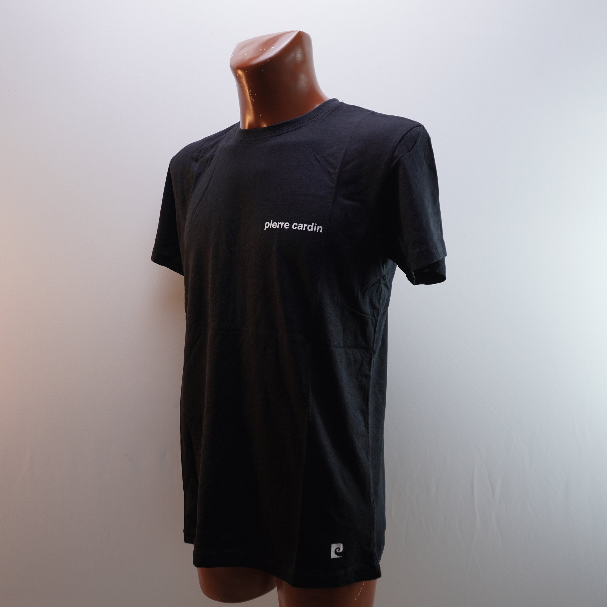 Camiseta de Manga Corta Pierre Cardin para Hombre Usada - Negra, L
