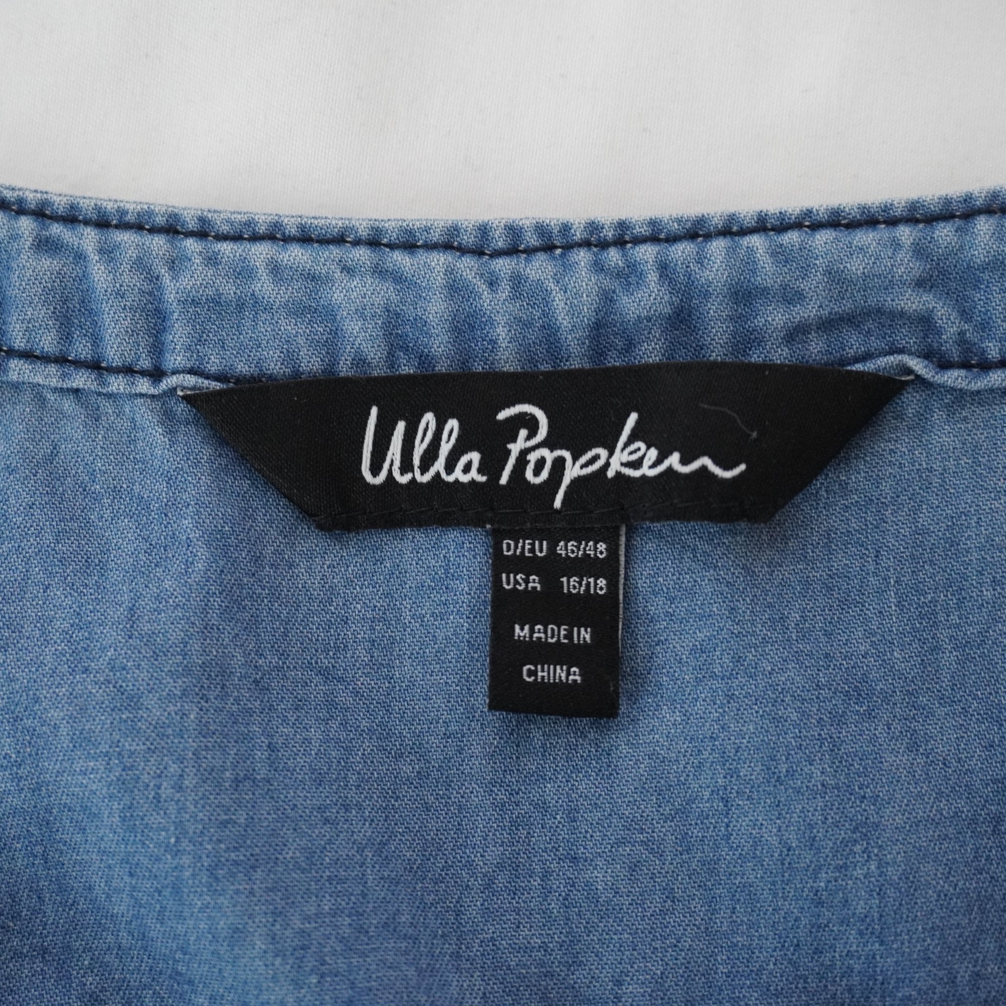 Camisa Ulla Popken para Mujer Usada - Azul, XXXL