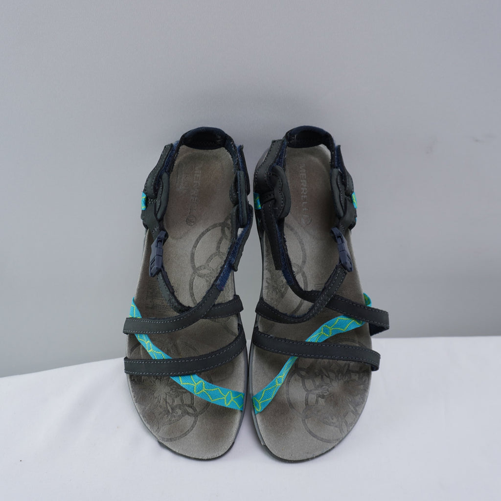 Sandalias Merrell para Mujer Usadas - Azul Marino, Talla 37