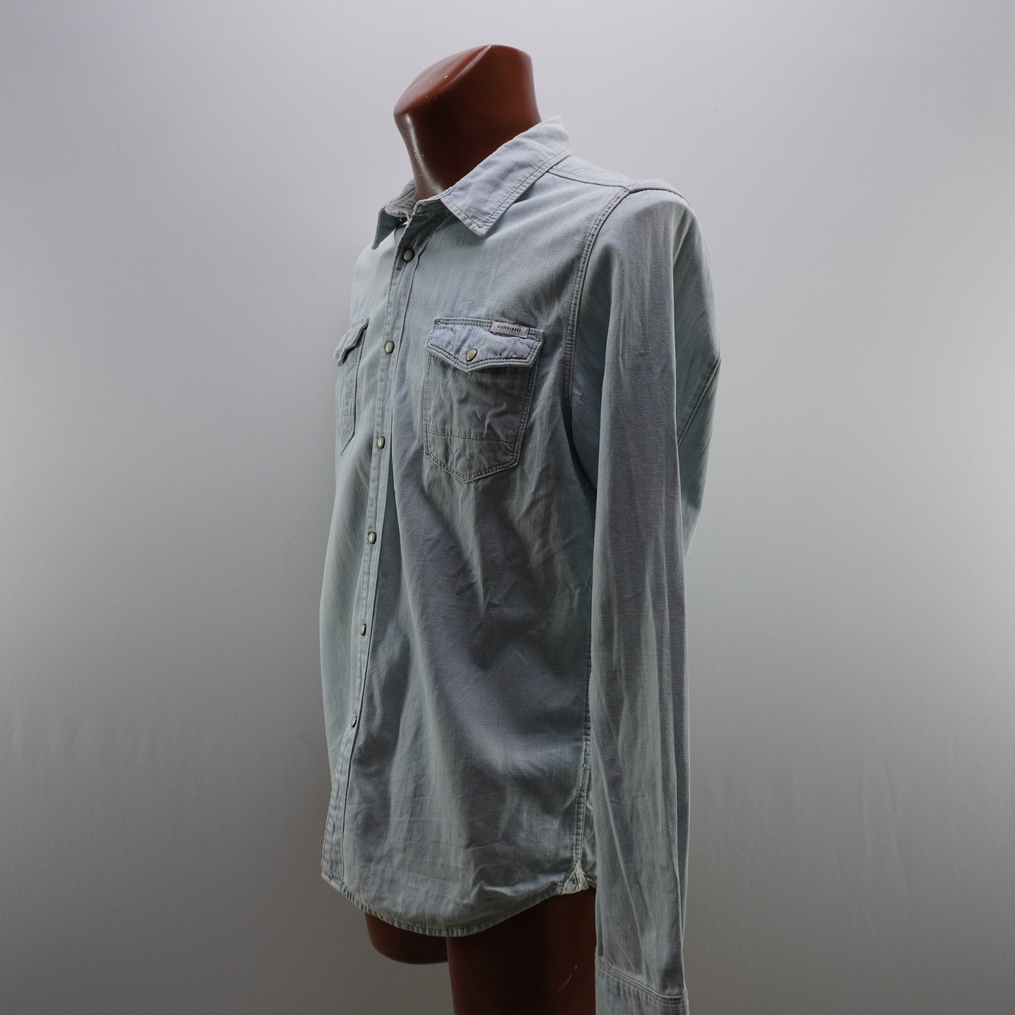 Camisa Silver Creek para Hombre Usada - Azul, L