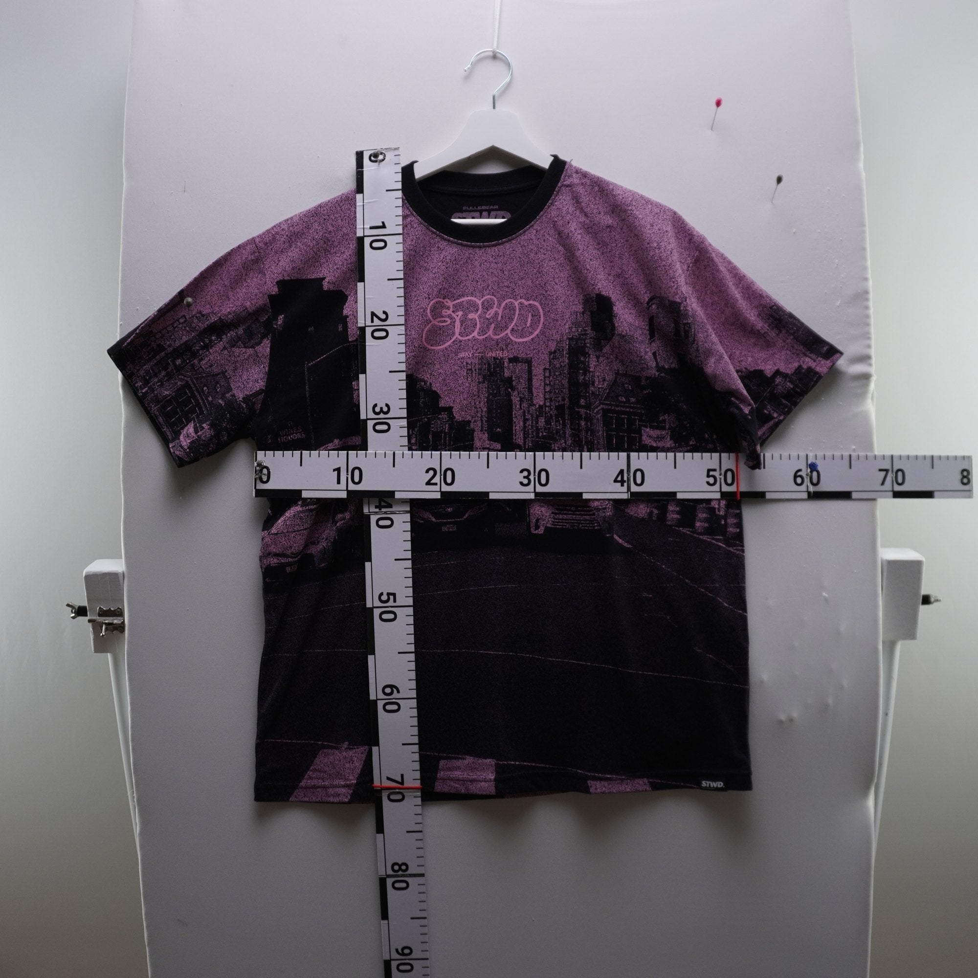 Camiseta Pull & Bear para Hombre Usada - Púrpura, S