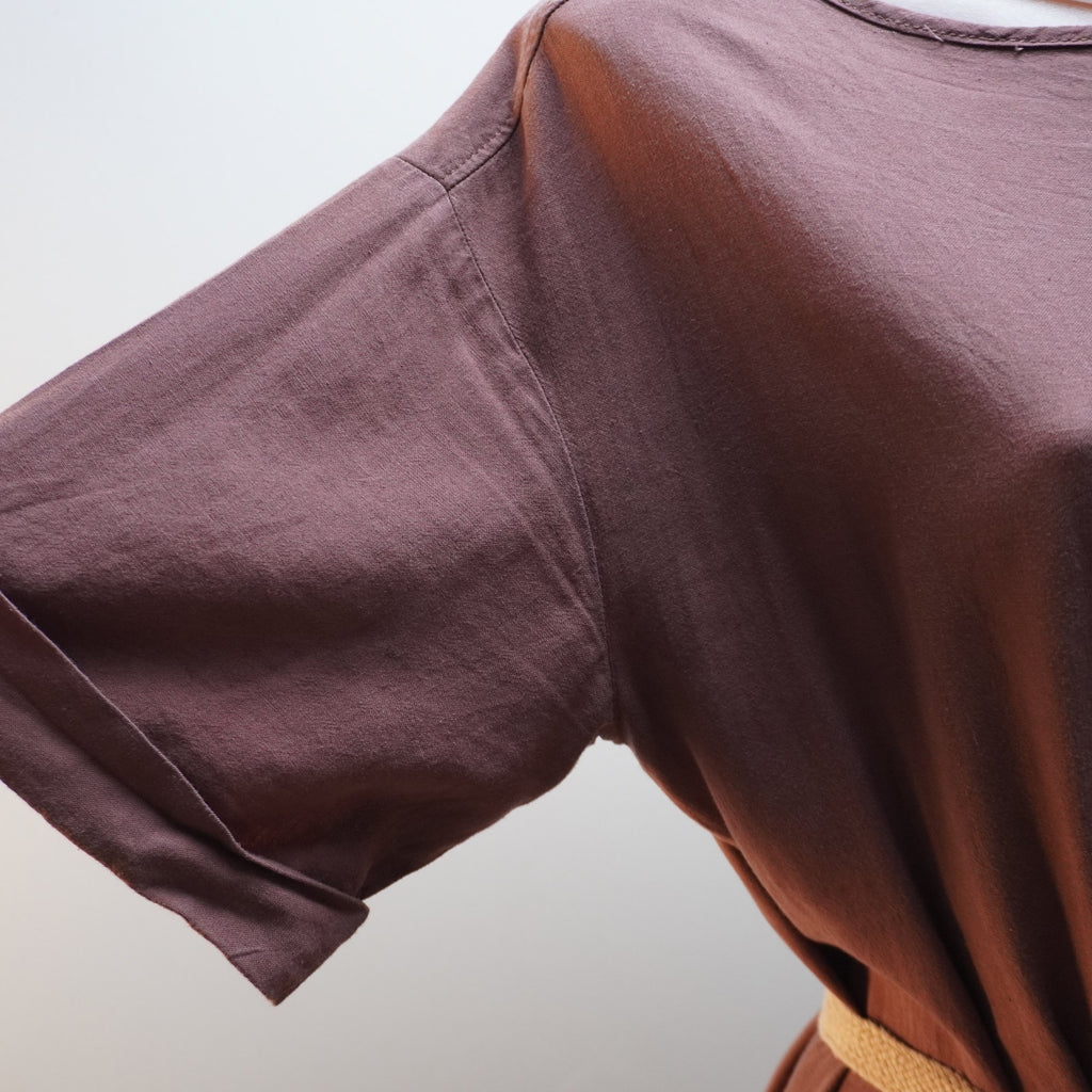 Vestido Italian Style para Mujer Usado - Marrón, XL
