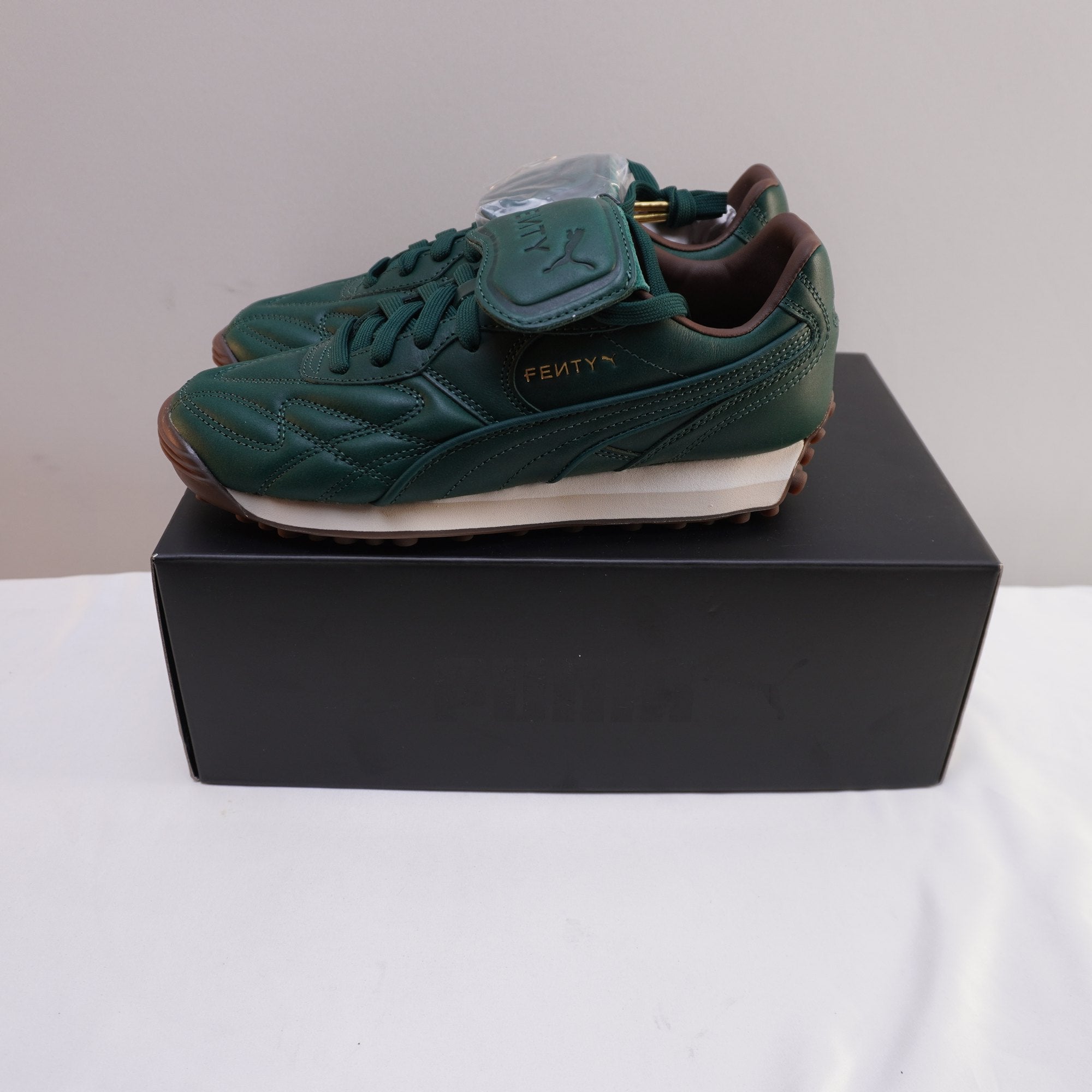Zapatillas Puma para Mujer Usadas - Verde, Talla 38