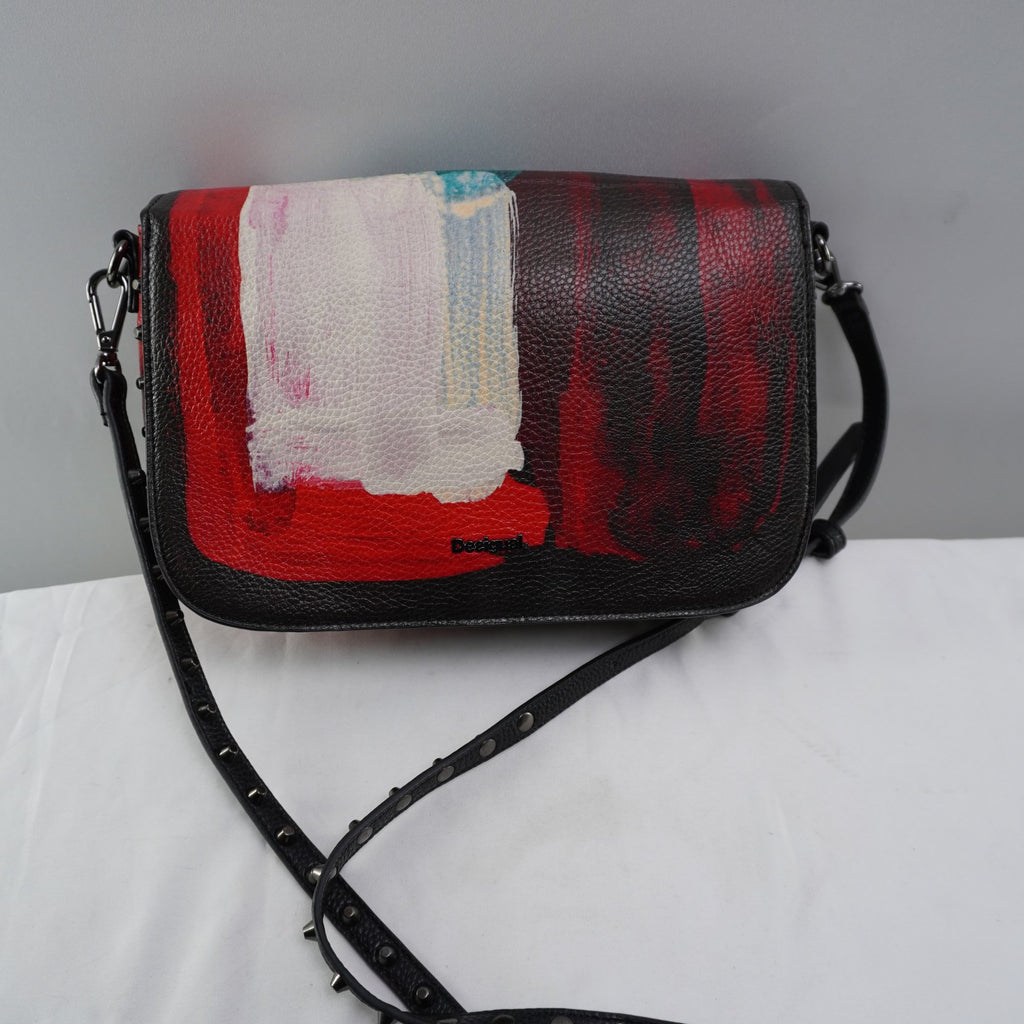 Bolso Baguette Desigual para Mujer Usado - Negro, Muy Buen Estado