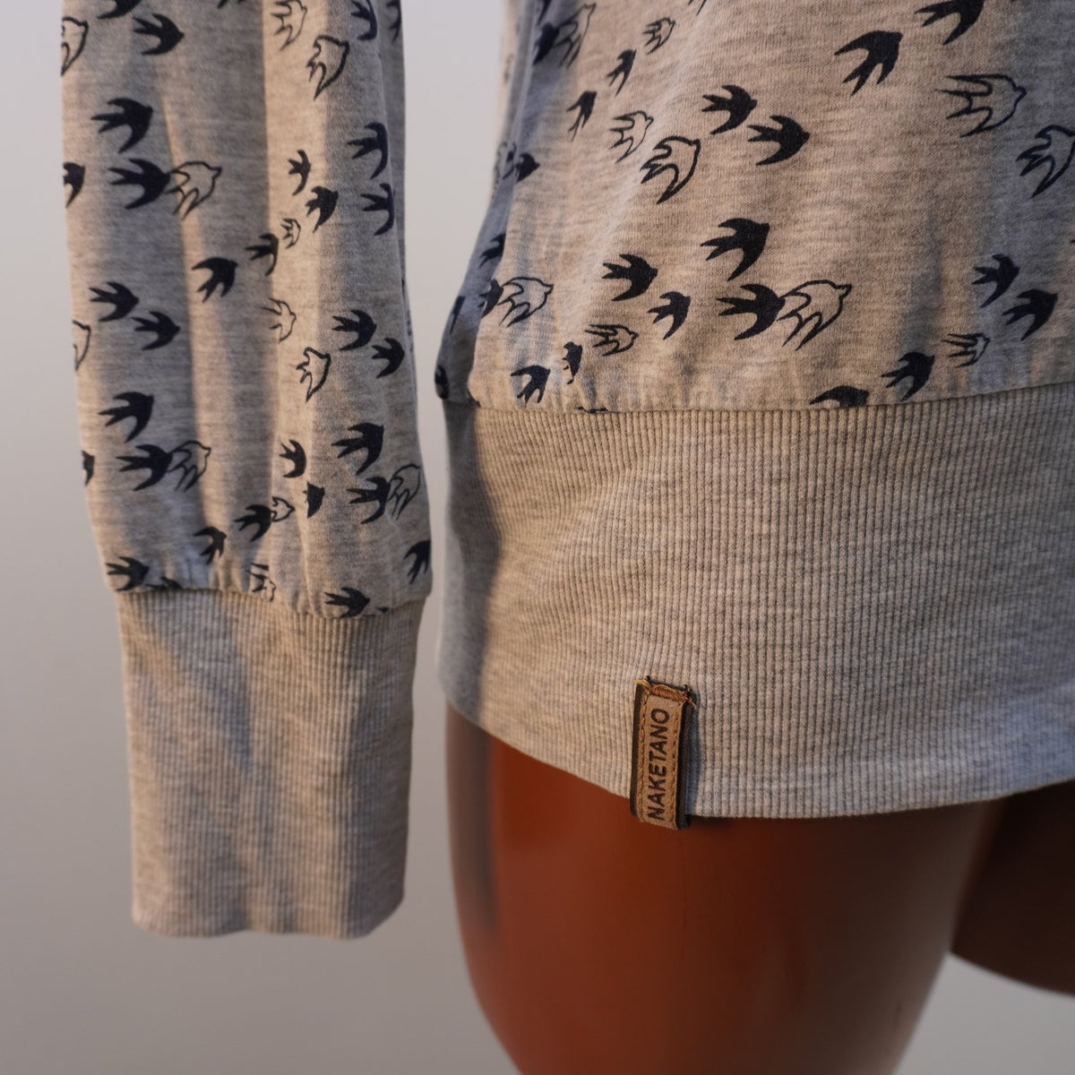 Sudadera con Capucha Naketano para Mujer Usada - Gris