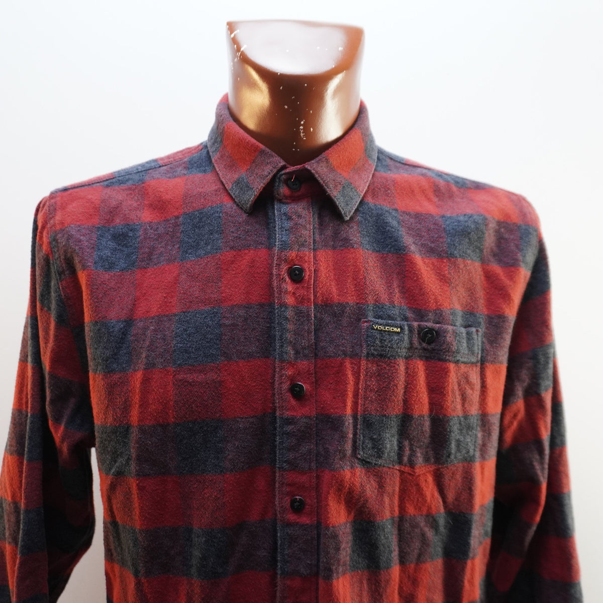 Camisa Henley Volcom para Hombre Usada - Roja, L