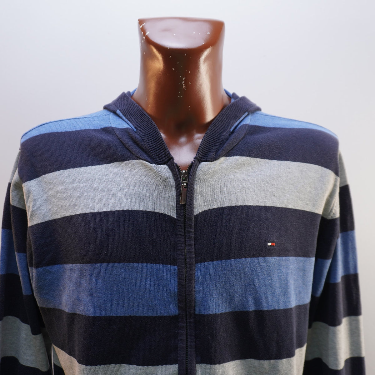 Sudadera con Capucha Tommy Hilfiger para Hombre Usada - Azul Marino, XL