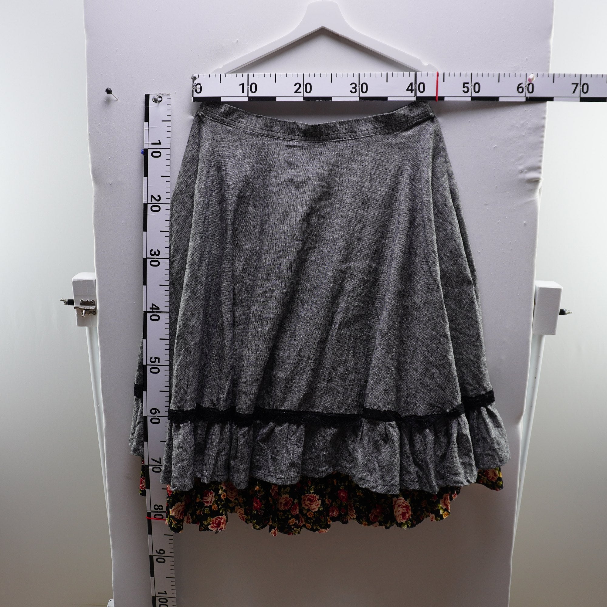 Falda Italian Style para Mujer Usada - Gris, XXL